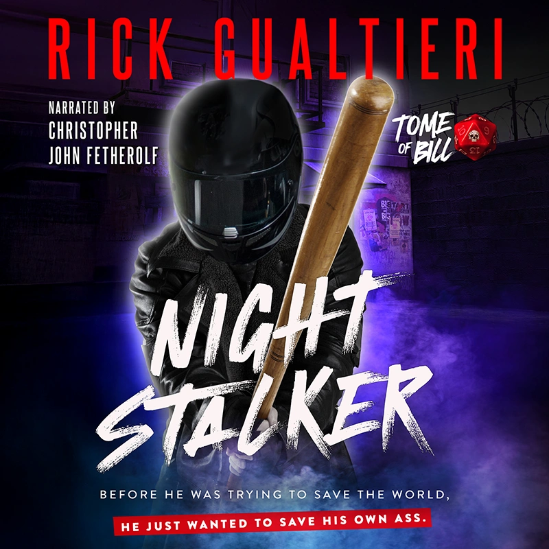 Horror Comedy Author Rick Gualtieri Audiobooks Night Stalker