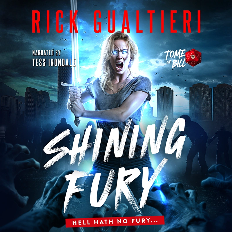 Horror Comedy Author Rick Gualtieri Audiobooks Shining Fury