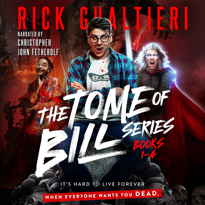 Horror Comedy Author Rick Gualtieri Audiobooks The Tome of Bill Audiobooks Collection 1