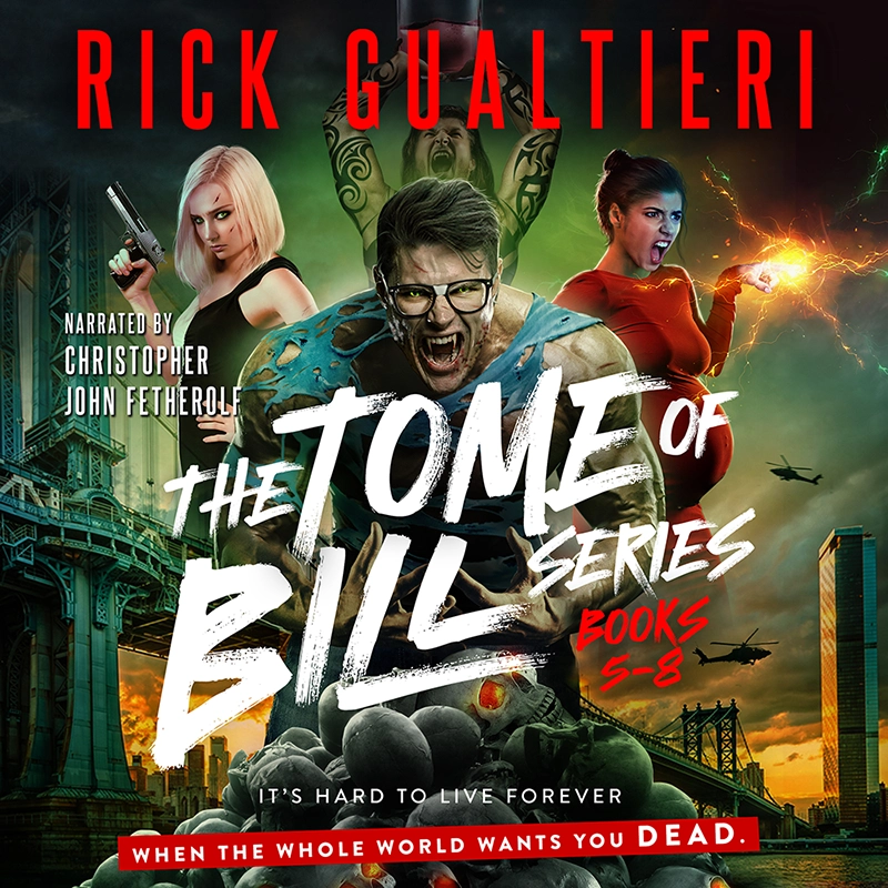 Horror Comedy Author Rick Gualtieri Audiobooks The Tome of Bill audiobooks collection 2