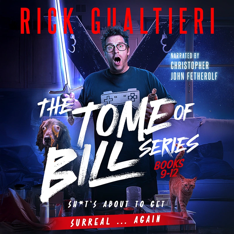 Horror Comedy Author Rick Gualtieri Audiobooks The Tome of Bill audiobooks collection 3